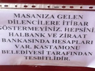 İşletme sahibinden ilginç dilenci uyarısı!