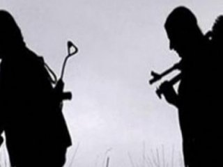 Teröristler durdurdukları aracı ateşe verdi