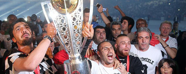 Beşiktaş şampiyonluğunu kutladı