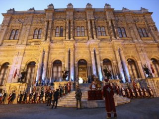 Cumhurbaşkanı Dünya liderlerini mehterle karşıladı