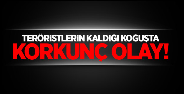 PKK'lıların kaldığı koğuşta korkunç olay