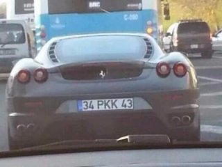 Emniyetten 'PKK Plakalı Ferrari' açıklaması