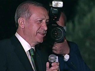 İzmir'de Başkan Erdoğan sloganı