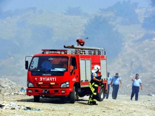 CHP'li belediye yangını söndüremedi