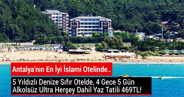 Antalya'nın en iyi islami oteli