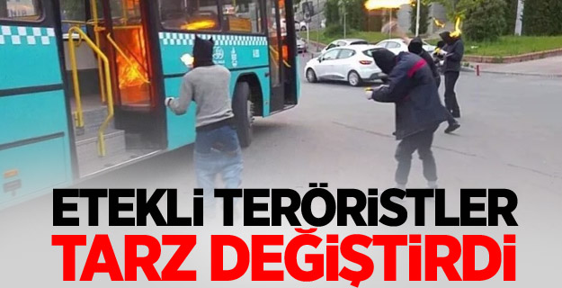 Etekli teröristler tarz değiştirdi