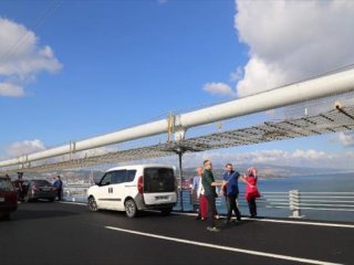 Osmangazi Köprüsü'nde 92 liralık ceza