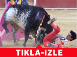 İspanya'da boğa matadoru öldürdü