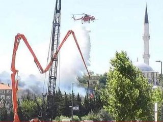 İstanbul'da korkutan yangın!