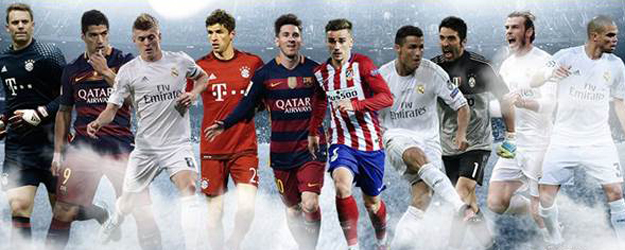 UEFA'da yılın futbolcusu adayları açıklandı