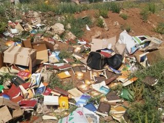 Kuran'ı bile sulama kanalına atmışlar