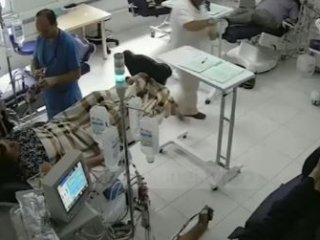 Kendini ve hastaları böyle yaktı