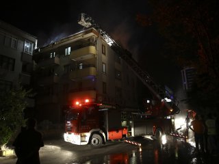 Başkent'te korkutan yangın