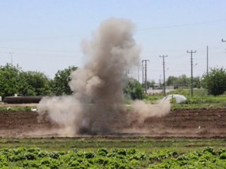 Hatay'a 17 top mermisi düştü