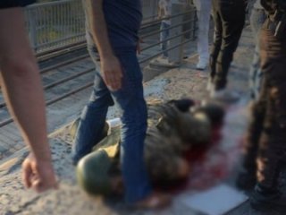 Linç edildiği öne sürülen eri binbaşı vurmuş!