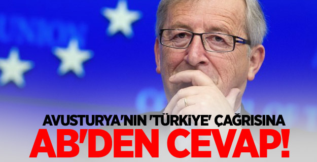 Avusturya'nın 'Türkiye' çağrısına AB'den cevap!
