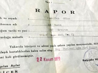 Gülen'in 43 yıllık sağlık raporu bulundu