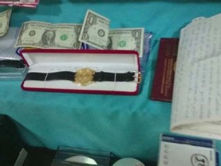 Üzerinde 'F.Gülen' yazılı materyaller bulundu