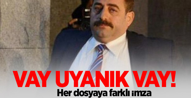 Zekeriya Öz dosyalara farklı imzalar attı