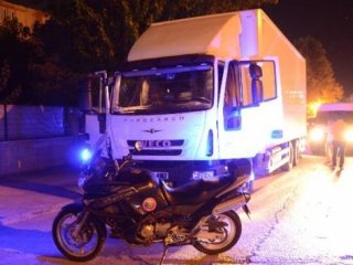 Şüpheli kamyon polisi alarma geçirdi