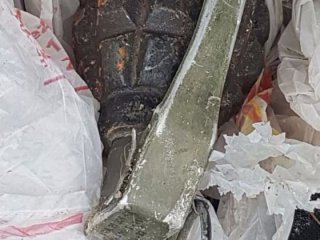 Kiraz bahçesinde bomba bulundu