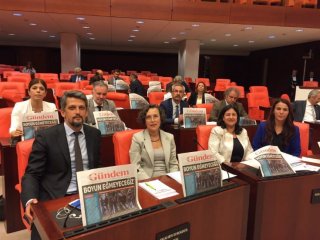 HDP'liler tek derdi 'Özgür Gündem'