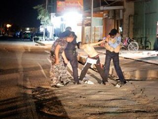 12 yaşındaki canlı bombanın yakalanma anı kamerada!