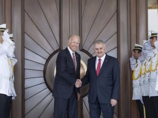 Yıldırım ve Biden'dan ortak basın toplantısı