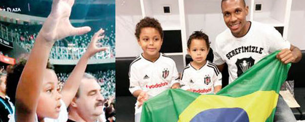 Marcelo'nun oğlu tribünden düştü