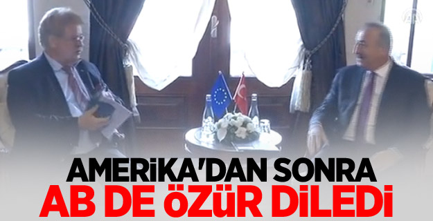 Amerika'dan sonra AB de özür diledi