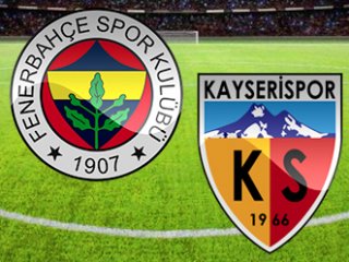 Fenerbahçe Kayserispor maçı skor kaç kaç bitti?