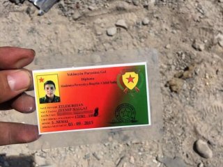 TSK tarafından vurulan PYD hedeflerinden ilk görüntüler