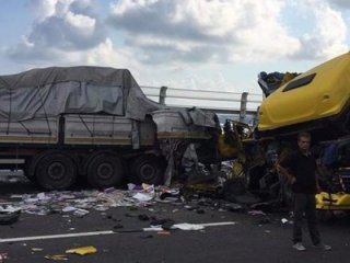 Yavuz Sultan Selim Köprüsü'nde ilk kaza