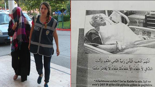 Gülen için şifa duası ele geçirildi