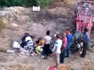 Taktak motoru uçuruma yuvarlandı