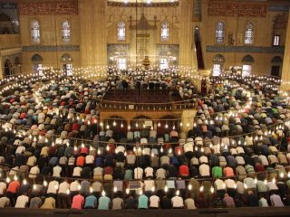 Selimiye Camii bayram sabahı doldu taştı