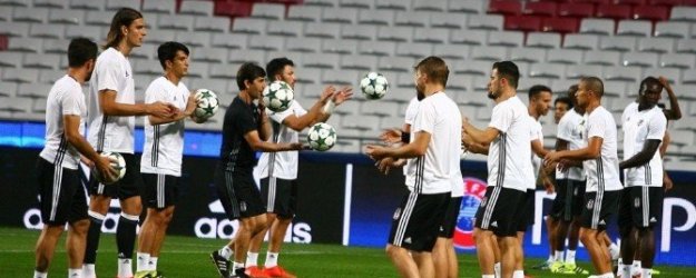 Beşiktaş, Benfica maçı hazırlıklarını tamamladı