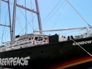 Efsane gemi Çeşme’ye demirledi