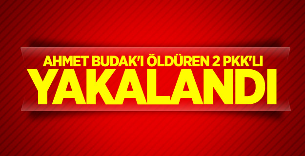 Ahmet Budak'ı öldüren 2 PKK'lı yakalandı