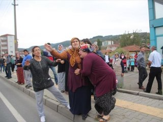 Kazaya bakmaya geldi! Eşi çıktı