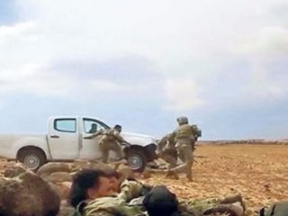 Türk askerlerinin Suriye'de çatışma anı!