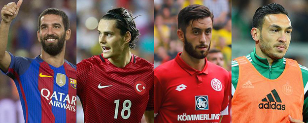 Türk futbolcular Avrupa'da parladı