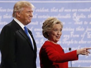 Clinton ve Trump ilk defa karşı karşıya geldi