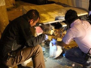 Hurda toplayıcısının çöpte bulduğu bomba elinde patladı