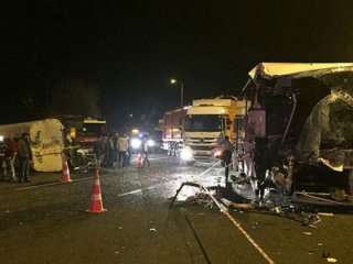 Ankara'da korkunç kaza! Çok sayıda yaralı var