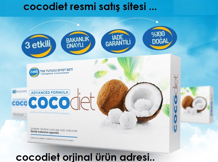 Önemli seviyelerde bizler için coco diyet seti