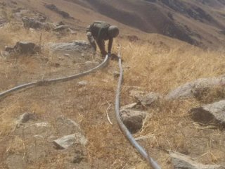 Hakkari'nin Şemdinli İlçesi'nde kaçak botu hattı bulundu