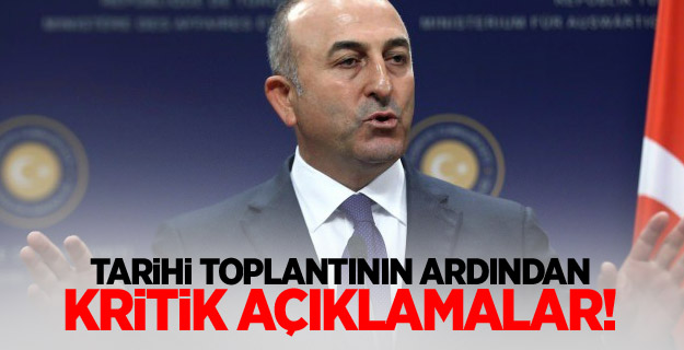 Bakan Çavuşoğlu: Halep'ten derhal ayrılsınlar