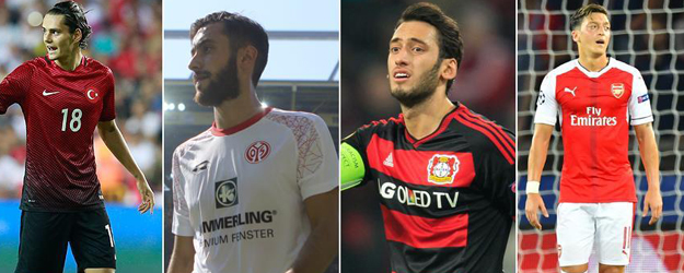 Avrupa'daki Türk futbolcular gollere devam ediyor