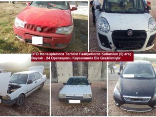 Diyarbakır'da bombalı saldırıda kullanılacak 5 araç ele geçirildi